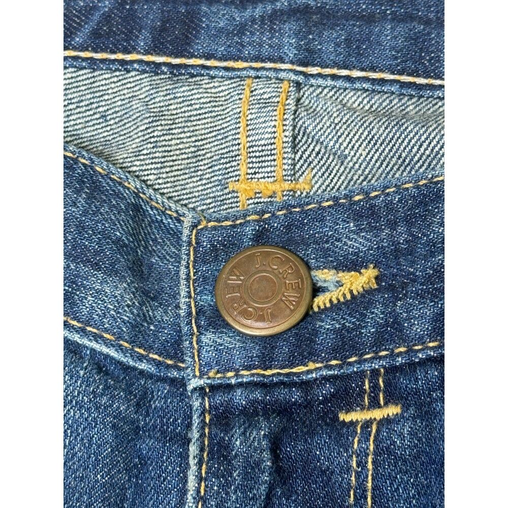 J.Crew Vintage Slim Jeans Womens 27 Distressed Dark Wash Denim Boyfriend Cotton - Picture 5 of 11